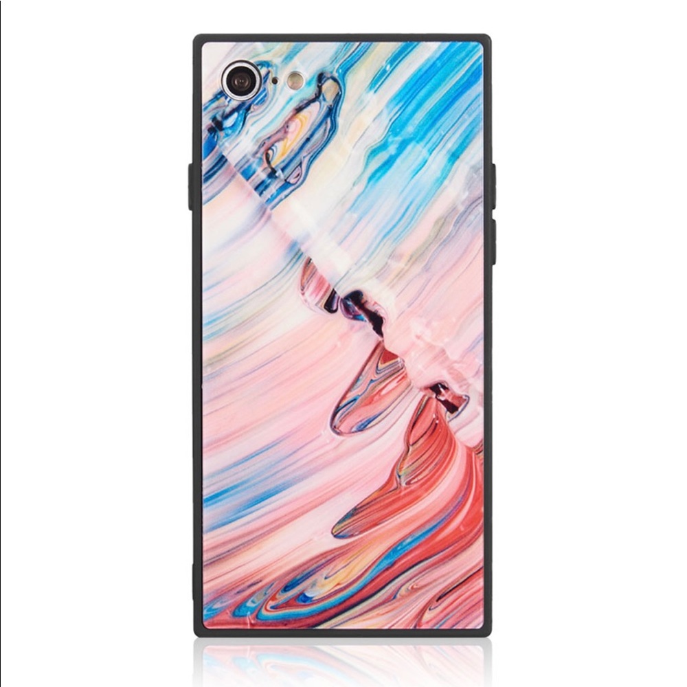Watercolor Splash Square Case for iPhone 7/8